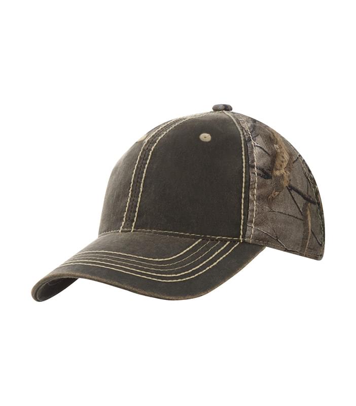 ATC&trade; REALTREE&reg; PIGMENT DYED CAMOUFLAGE CAP